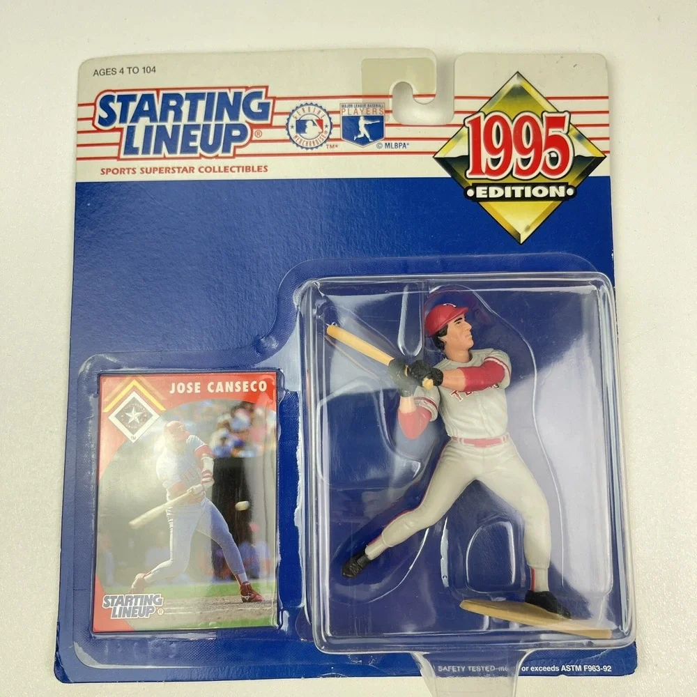 Jose Canseco Texas Rangers Starting Lineup 1995 Edition Action Figure Card